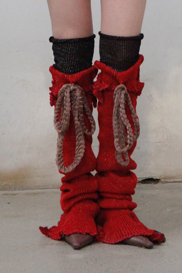 Vitelli leg cover FW22_LFT_002 dark red